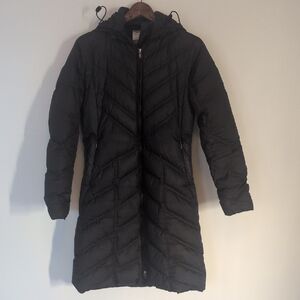 Patagonia Women's Long Black Puffer Coat Small